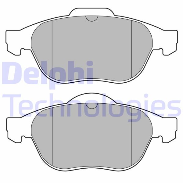 Renault Scenic 2003-2010 Arası 2.0 16V Turbo Delphi Marka Ön Balata