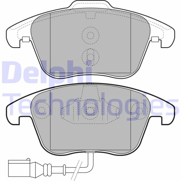 Seat Alhambra 2010-2014 Arası 1.4 TSI Delphi Marka Ön Balata