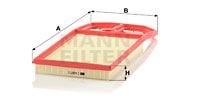 Volkswagen Polo 1994-1999 Arası 100 1.4 16V, 120 1.6 16V GTI Mann Marka Hava Filtresi
