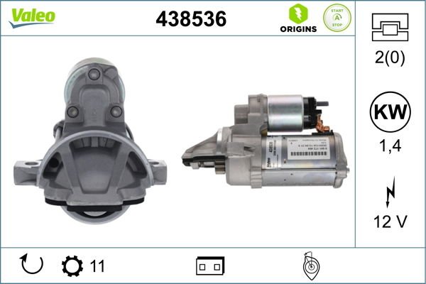 Ford Galaxy 2015-2019 Arası 2.0 EcoBoost Valeo Marka Marş Motoru