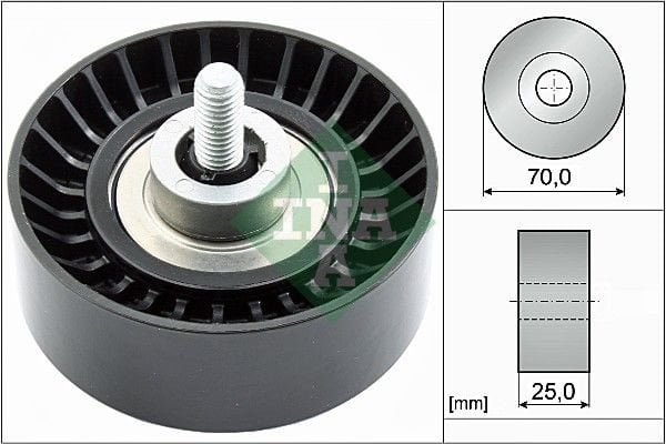 Ford Mondeo 2007-2015 Arası 1.6 EcoBoost INA Marka Vantilatör Kayış Gergi Rulmanı