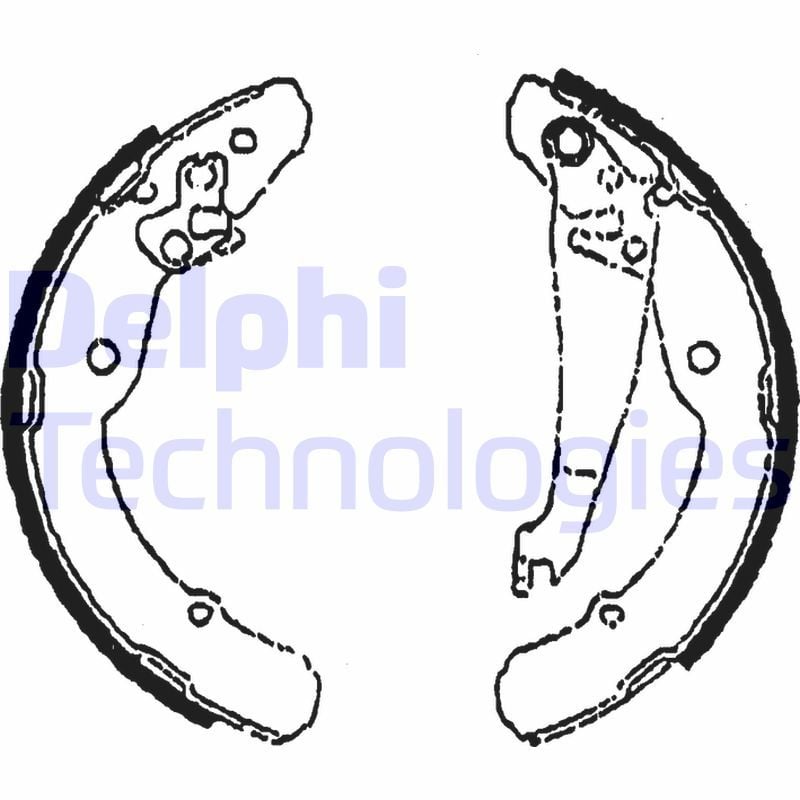 Volkswagen Caddy 1995-2004 Arası 1.9 SDI Delphi Marka Pabuçlu Balata