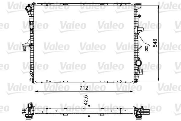 Volkswagen Touareg 2002-2013 Arası 6.0 W12, 5.0 V10 TDI Valeo Marka Su Radyatörü