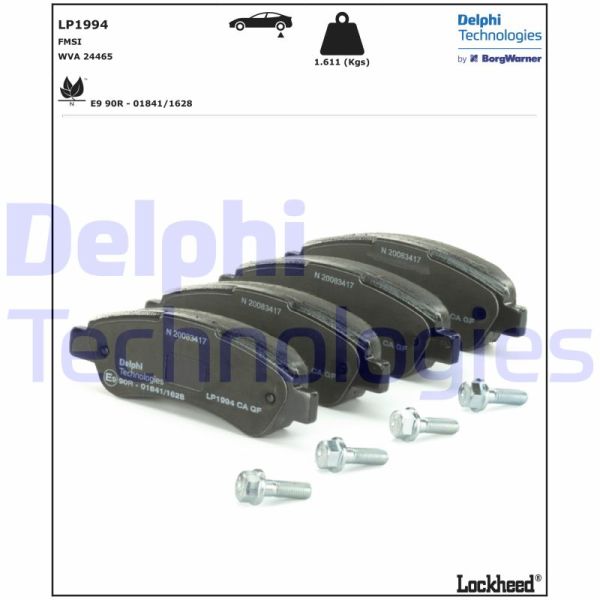 Fiat Ducato 2006-2010 Arası 0 D Delphi Marka Arka Balata