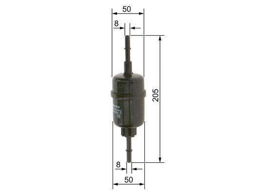 Ford Fiesta 2001-2014 Arası 1.3 Bosch Marka Yakıt Filtresi