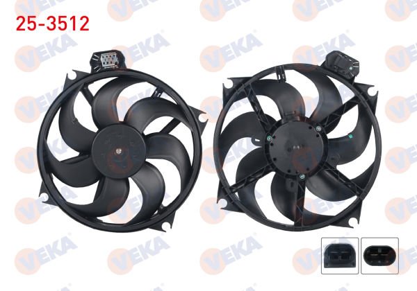 Megane III 1.6 16V Benzinli Fan Motoru Veka 25-3512