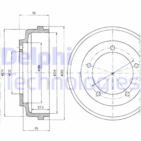 Ford Transit 1991-2000 Arası 2.5 DI Delphi Marka Kampana