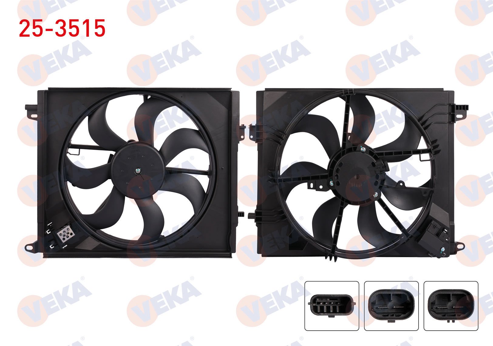 Megane IV 1.6 dci Fan Motoru Davlumbazlı Veka 25-3515