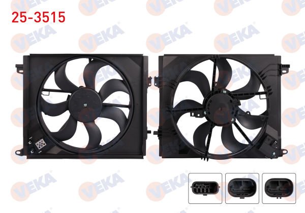Megane IV 1.6 dci Fan Motoru Davlumbazlı Veka 25-3515