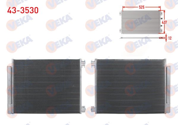 Megane IV 1.6 dci Klima Radyatörü Veka 43-3530