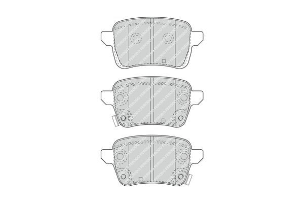 Fiat 500L 2012-2016 Arası 1.6 D Multijet, 1.4 LPG, 1.4 Ferodo Marka Arka Balata
