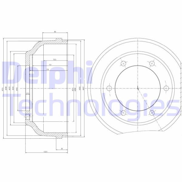 Ford Transit 2000-2006 Arası 2.3 16V RWD Delphi Marka Kampana