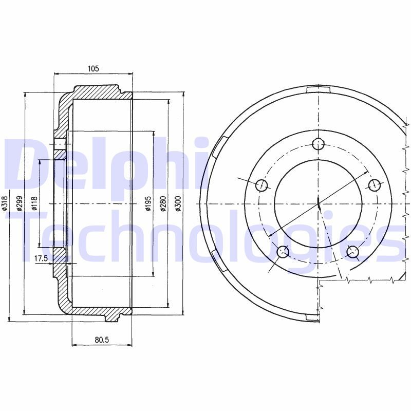Ford Transit 2000-2006 Arası 2.4 DI RWD Delphi Marka Kampana