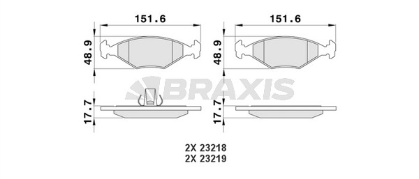 Fiat Albea 1996-2016 Arası 1.6 16V, 1.4 Braxis Marka Ön Balata