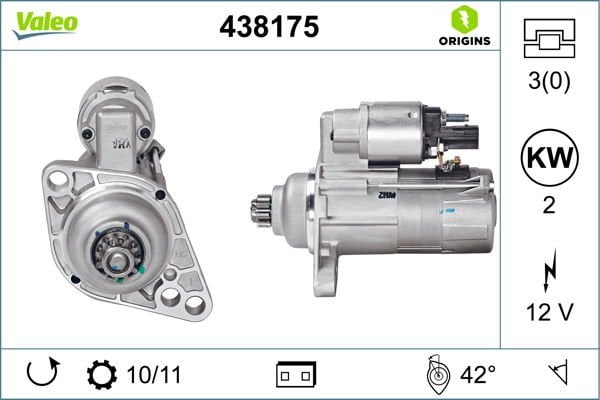 Volkswagen Polo 1999-2014 Arası 1.4 TDI Valeo Marka Marş Motoru