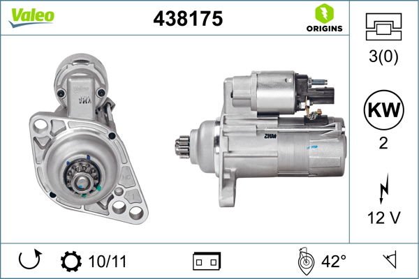 Volkswagen Polo 1999-2014 Arası 1.4 TDI Valeo Marka Marş Motoru