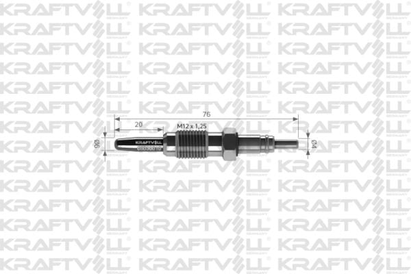 Fiat Punto 1999-2012 Arası 1.9 DS 60, 1.9 D 60 Kraftvoll Marka Kızdırma Bujisi