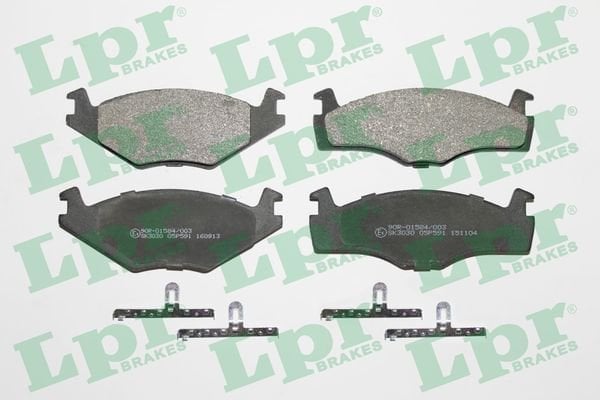 Volkswagen Polo 1981-1994 Arası 1.4 D, 1.3 Cat, 1.0, 1.3 D, 1.0 Cat LPR Marka Ön Balata