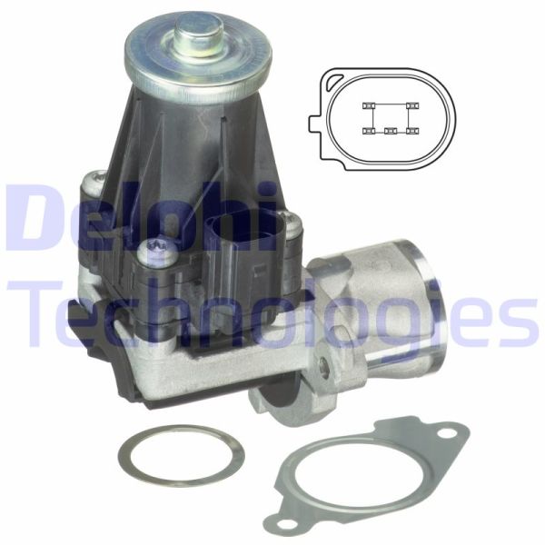 Fiat Fiorino 2007-2011 Arası 1.3 D Multijet Delphi Marka EGR Valfi