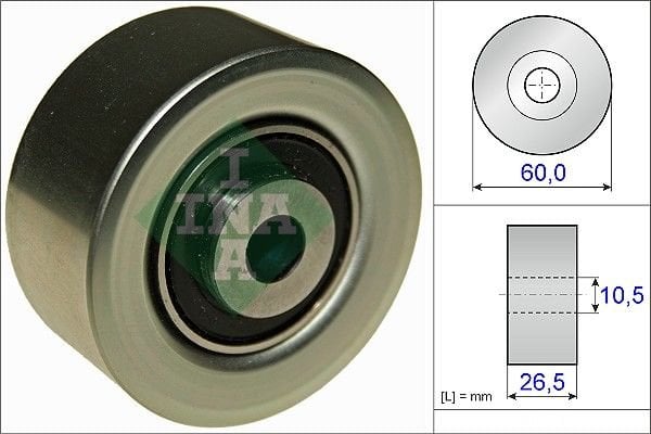 Peugeot 206 1998-2012 Arası 1.4 i, 1.6 16V, 1.4 INA Marka Vantilatör Kayış Gergi Rulmanı