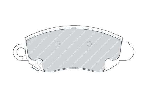 Ford Transit 2000-2006 Arası 2.4 DI RWD, 2.4 DI, 2.0 DI Ferodo Marka Ön Balata