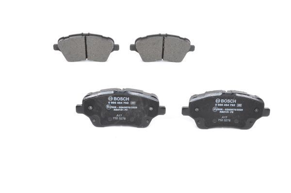 Ford B-Max 2012-2016 Arası 1.0 EcoBoost, 1.5 TDCi, 1.4, 1.6 TDCi, 1.6 Ti Bosch Marka Ön Balata