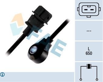 Opel Vectra 1988-2004 Arası 2.0 i 16V, 2.5 V6, 2000 16V 4x4, 2.5 i V6 FAE Marka Vuruntu Sensörü