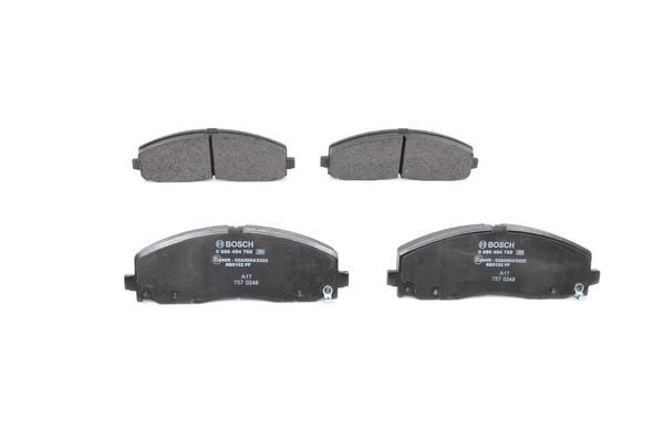 Fiat Freemont 2011-2015 Arası 2.0 JTD 4x4, 2.4, 2.0 JTD, 3.6 4x4 Bosch Marka Ön Balata