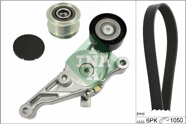 Volkswagen Golf 2003-2013 Arası 1.9 TDI INA Marka Vantilatör Kayış Seti