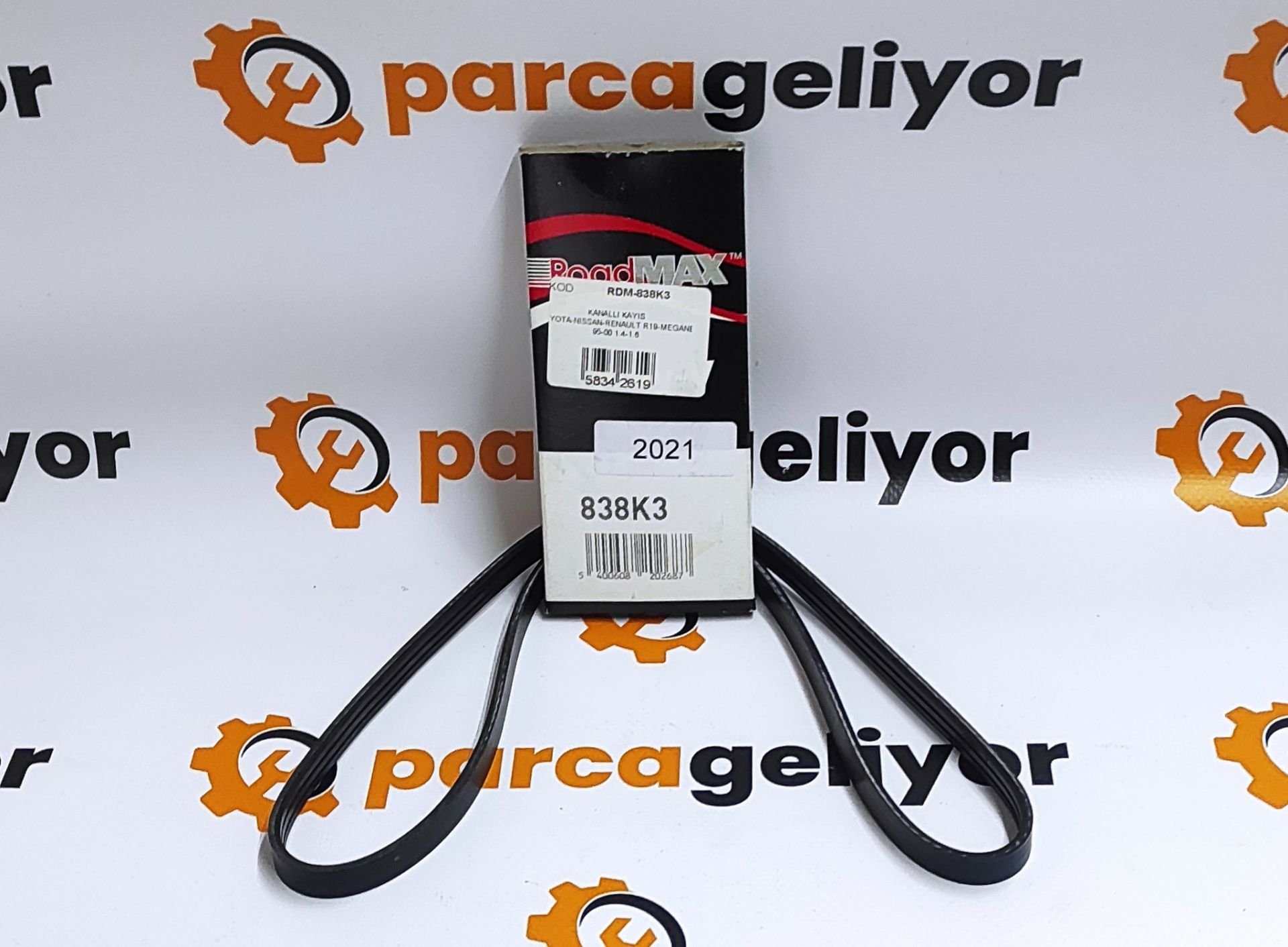 Scenic 1.6 8V V Kayışı 3PK838 Roadmax RDM-838K3