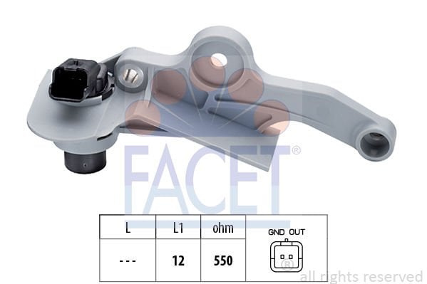 Peugeot 106 1996-2005 Arası 1.6 i Facet Marka Krank Sensörü