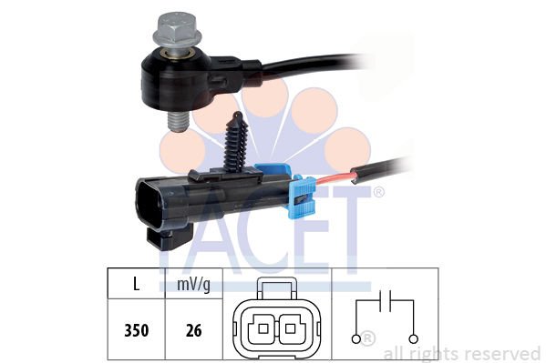 Opel Vectra 1995-2004 Arası 2.2 i 16V Facet Marka Vuruntu Sensörü