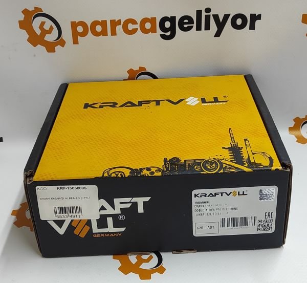 Palio 1.3 Krank kasnağı Çiftli Kraftvoll KRF-15050035