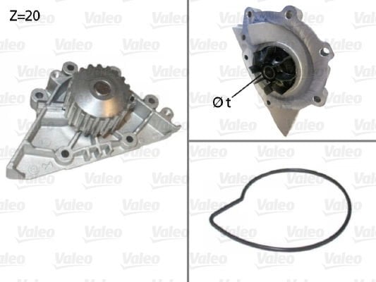 Peugeot 406 1995-2005 Arası 2.2, 2.0 16V Valeo Marka Devirdaim Su Pompası