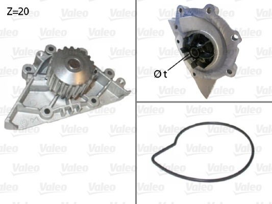 Peugeot 406 1995-2005 Arası 2.2, 2.0 16V Valeo Marka Devirdaim Su Pompası