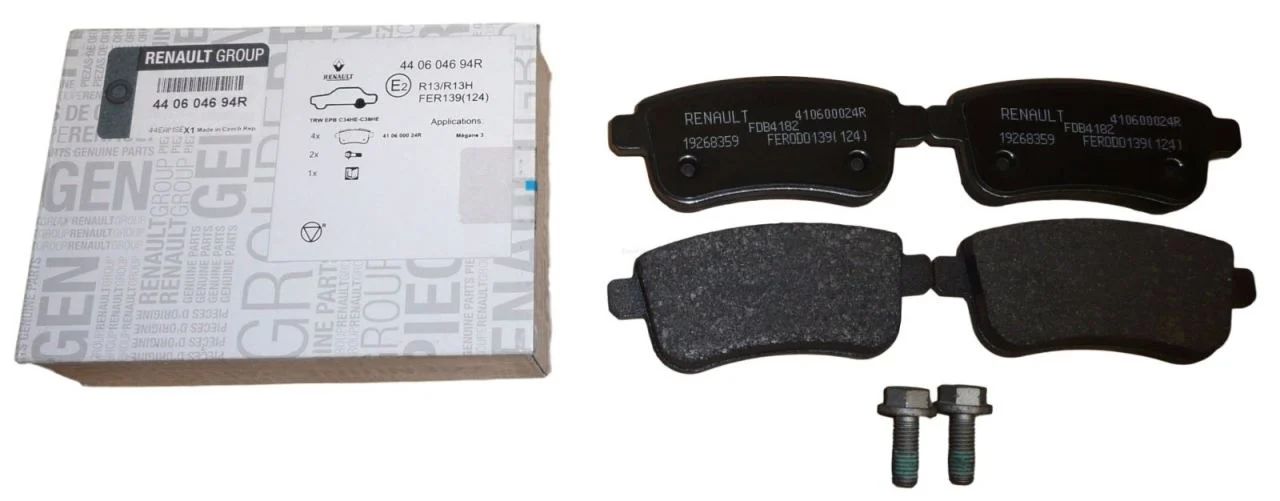 Fluence Arka Fren Balatası Mais (Elektronik El Freni İçin) 440604694R