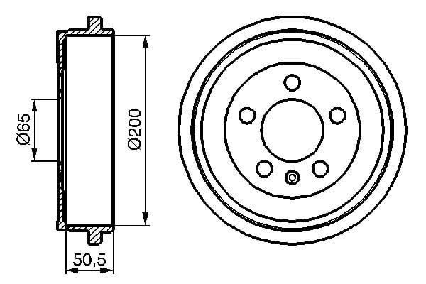 Skoda Fabia 2006-2014 Arası 1.2 12V Bosch Marka Kampana