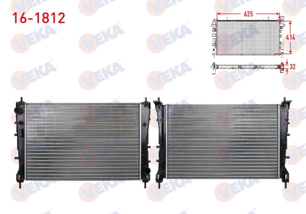 Linea 1.4 16V Su Radyatör Veka 16-1812