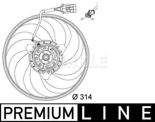 Opel Corsa 2000-2012 Arası 1.8, 1.2 16V Behr Marka Radyatör Fan ve Motoru