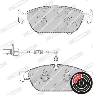 Audi A6 2010-2018 Arası 3.0 TFSI quattro Ferodo Marka Ön Balata
