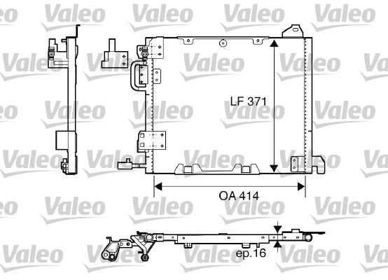 Opel Zafira 1999-2005 Arası 2.2 DTI 16V Valeo Marka Klima Radyatörü