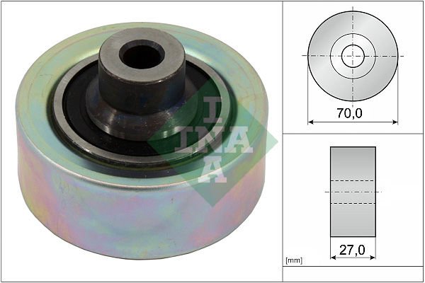 Peugeot 206 2000-2008 Arası 1.6 HDi 110 INA Marka Vantilatör Kayış Gergi Rulmanı