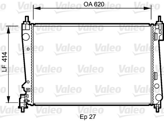 Opel Corsa 2006-2014 Arası 1.3 CDTI Valeo Marka Su Radyatörü