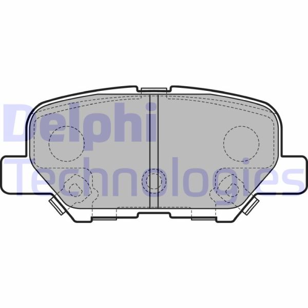Citroen C4 2010-2014 Arası 1.6 Delphi Marka Arka Balata