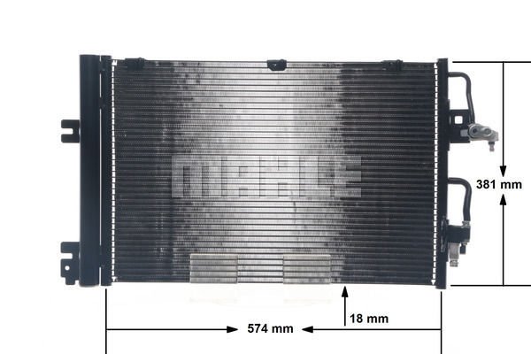 Opel Zafira 2005-2015 Arası 1.8 VAN Mahle Marka Klima Radyatörü