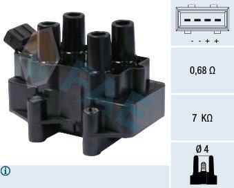 Opel Omega 1994-2005 Arası 2.0 16V FAE Marka Ateşleme Bobini