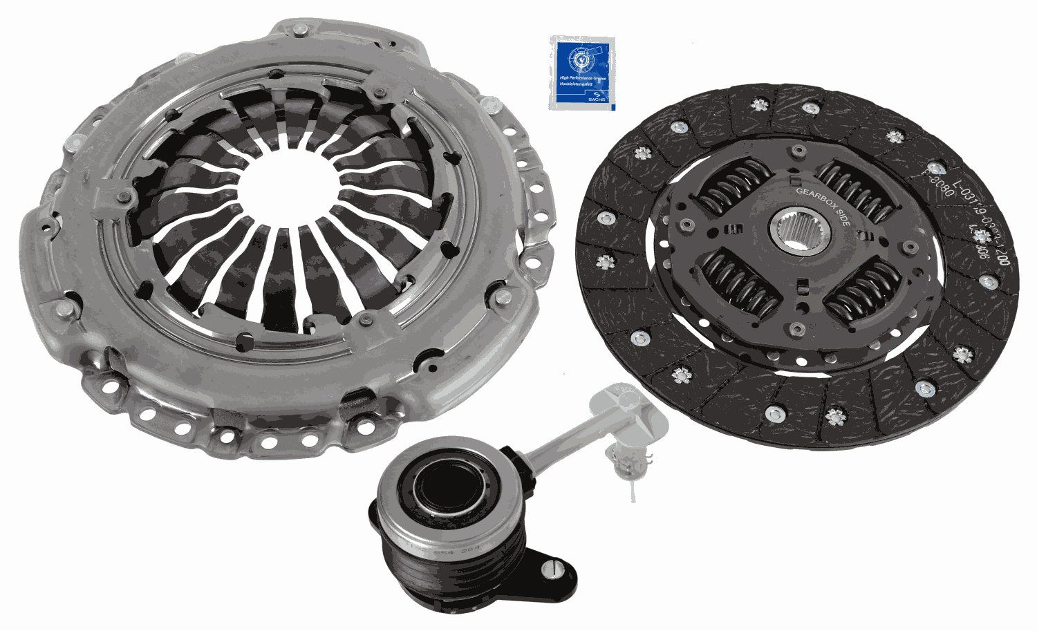Renault Clio 2012-2017 Arası Sachs Marka Debriyaj Seti