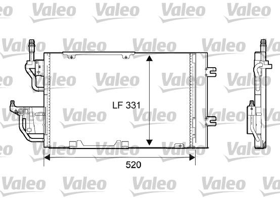 Opel Zafira 2005-2019 Arası 1.9 CDTI Valeo Marka Klima Radyatörü