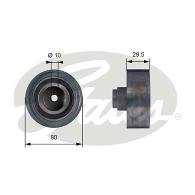 Seat Inca 1995-2003 Arası 1.9 D Gates Marka Vantilatör Kayış Gergi Rulmanı