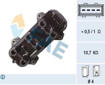 Opel Omega 1994-2005 Arası 2.5 V6, 3.0 V6 FAE Marka Ateşleme Bobini
